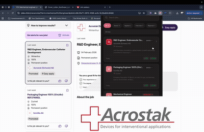 AI cover letter generation
